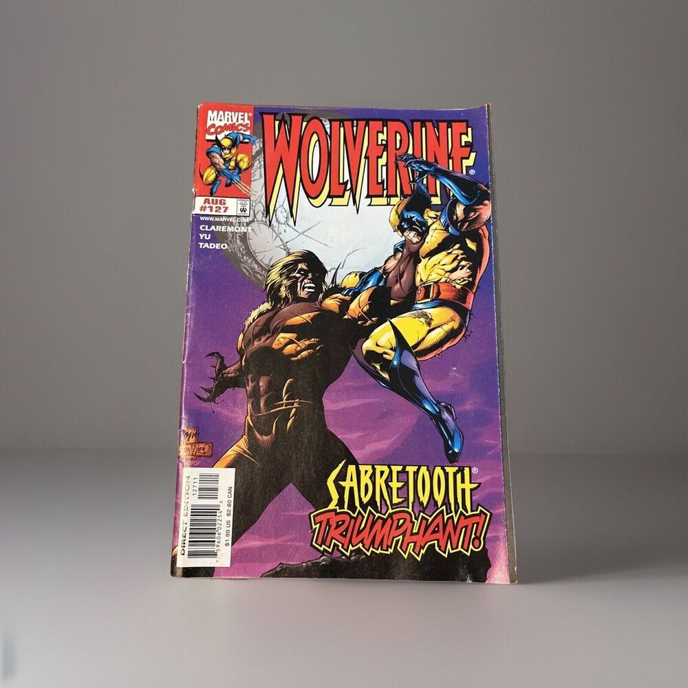 Wolverine Sabretooth Vol. 1 #127 Marvel 1998 Rough Condition Ungraded